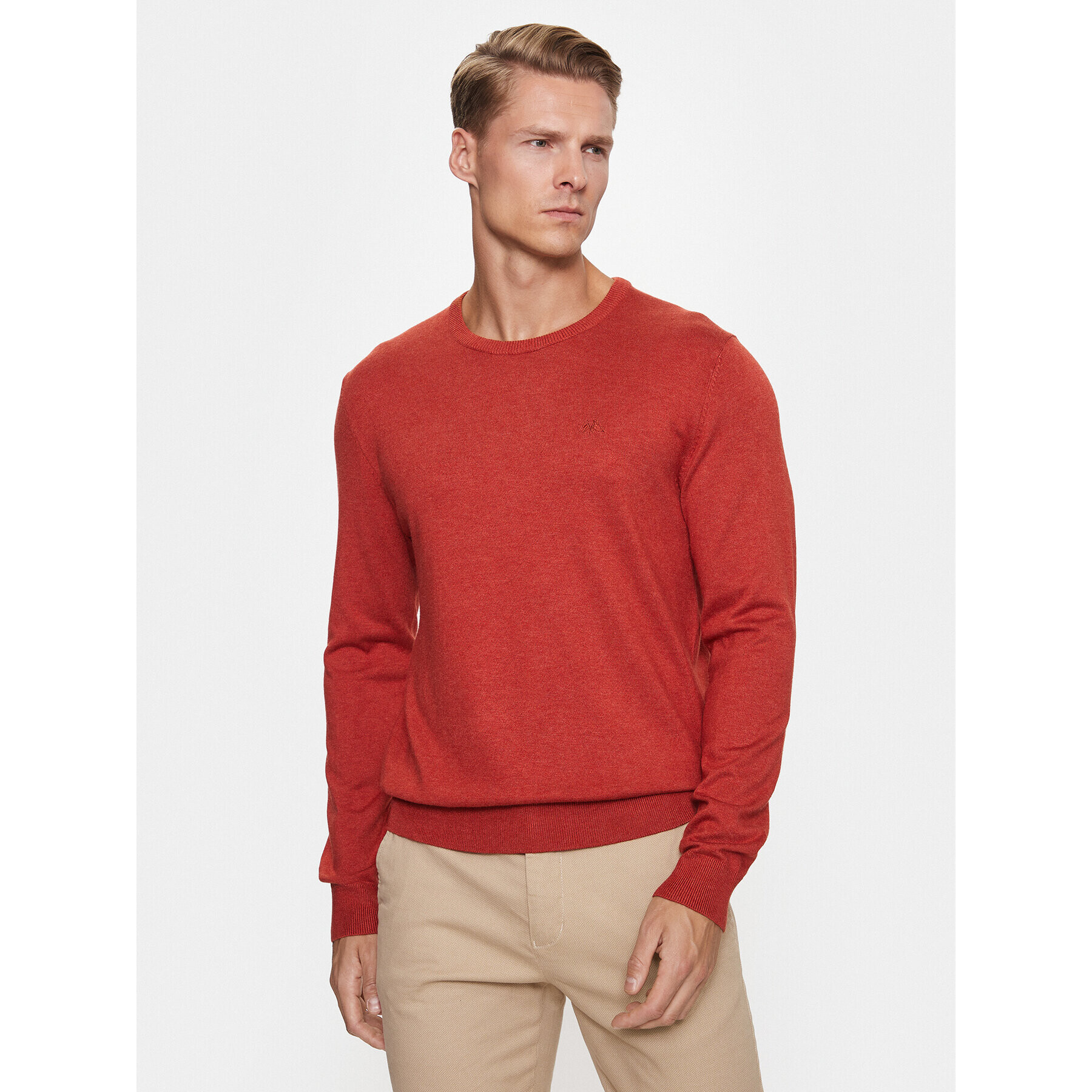 Lindbergh Пуловер 30-80043 Оранжев Slim Fit - Pepit.bg