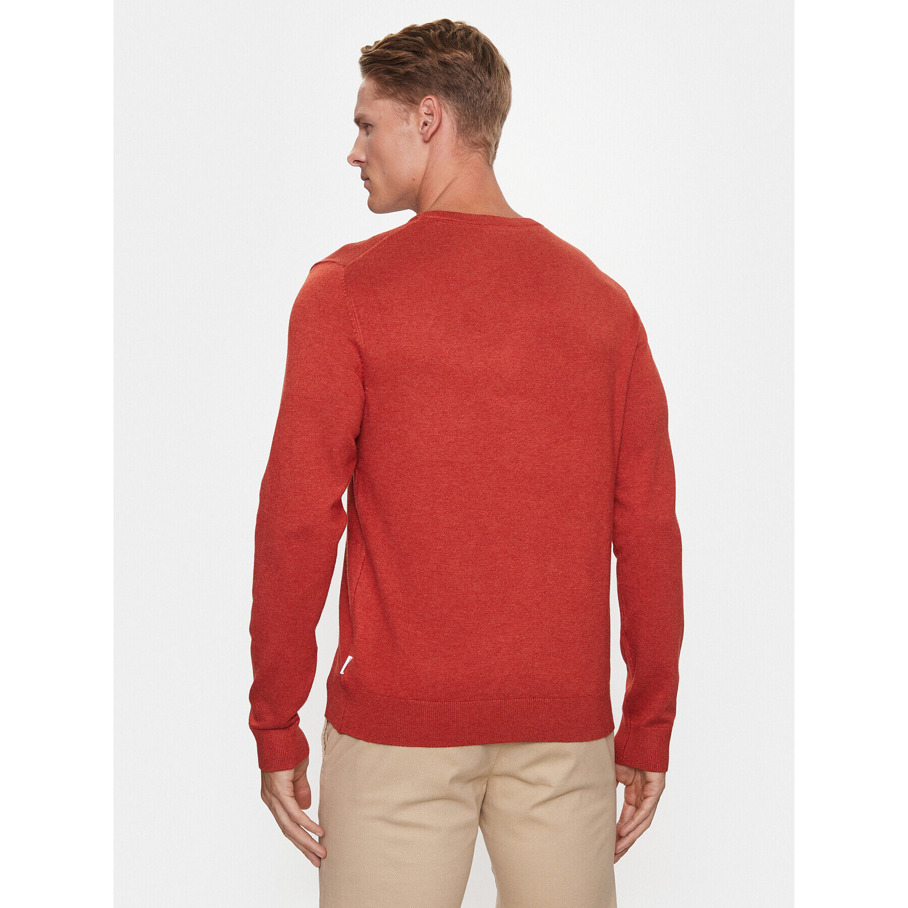 Lindbergh Пуловер 30-80043 Оранжев Slim Fit - Pepit.bg