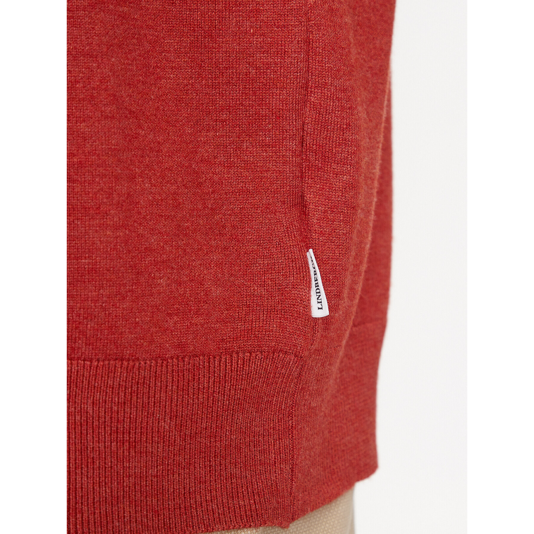 Lindbergh Пуловер 30-80043 Оранжев Slim Fit - Pepit.bg