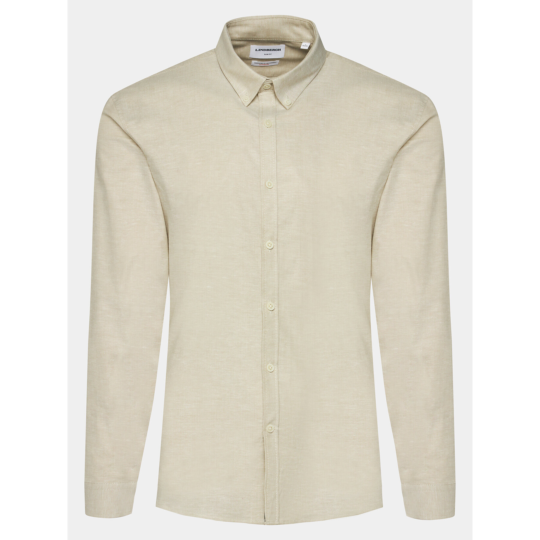 Lindbergh Риза 30-203174 Бежов Slim Fit - Pepit.bg