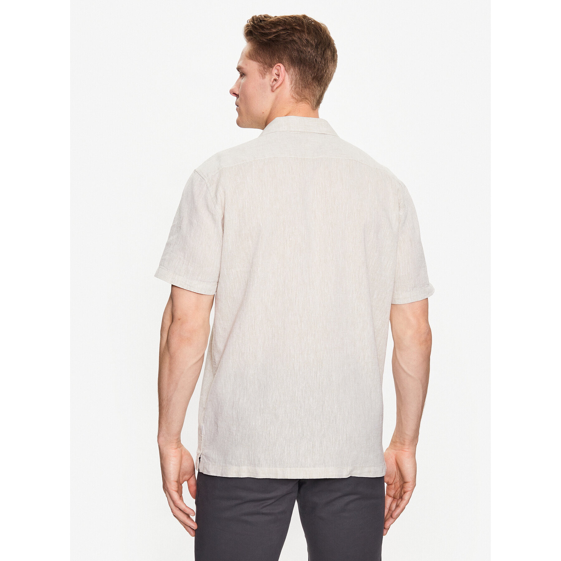 Lindbergh Риза 30-203319 Бежов Relaxed Fit - Pepit.bg