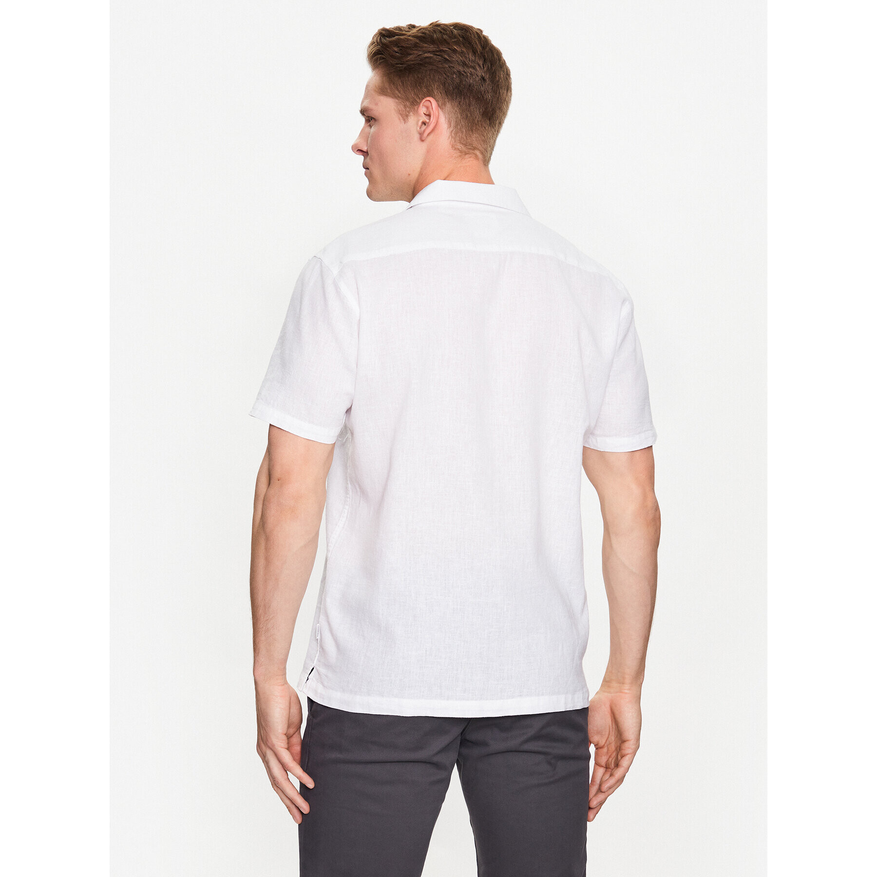 Lindbergh Риза 30-203319 Бял Relaxed Fit - Pepit.bg