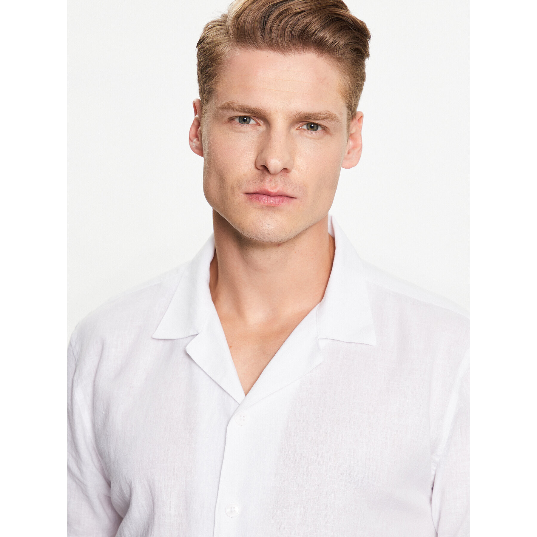 Lindbergh Риза 30-203319 Бял Relaxed Fit - Pepit.bg