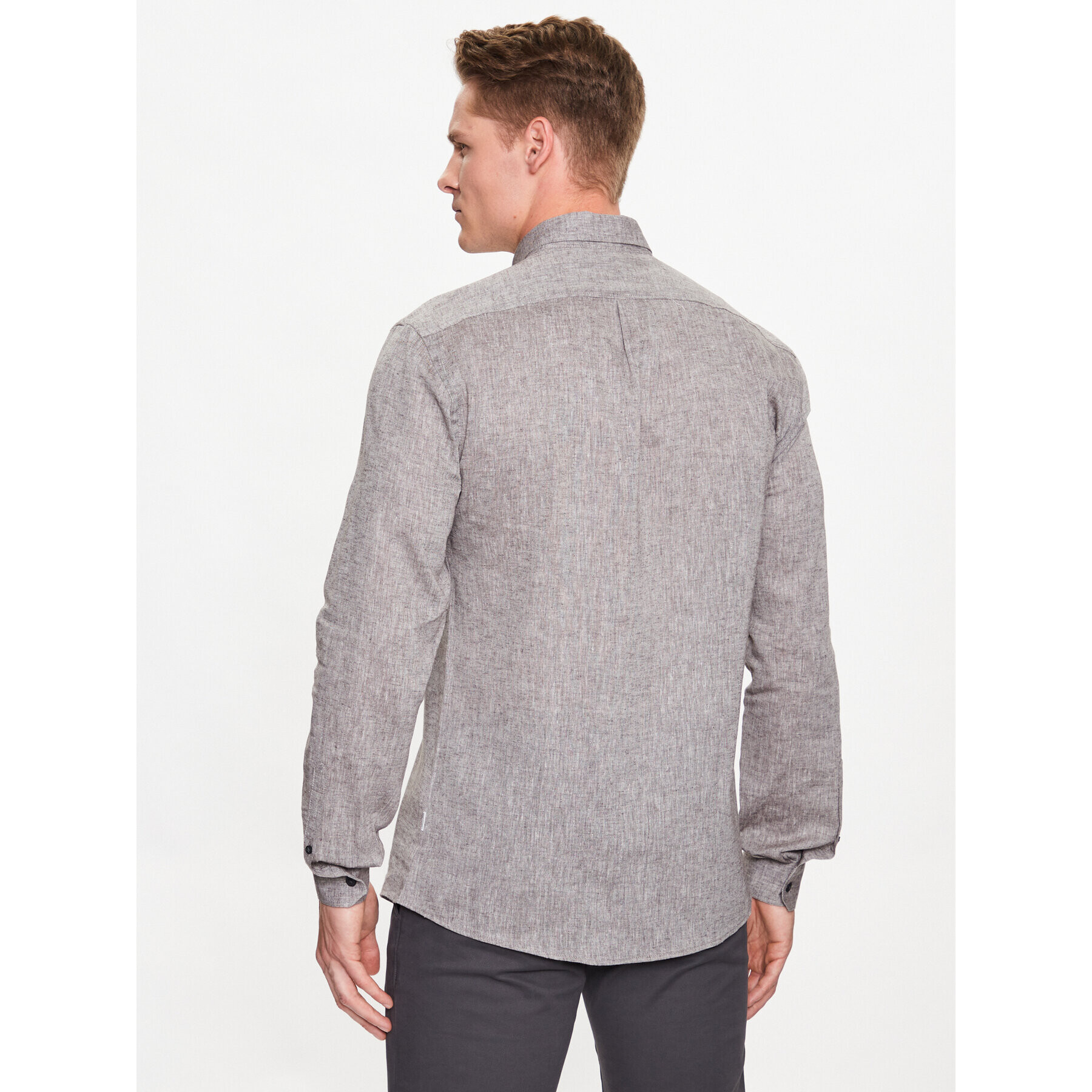 Lindbergh Риза 30-203344 Бежов Slim Fit - Pepit.bg