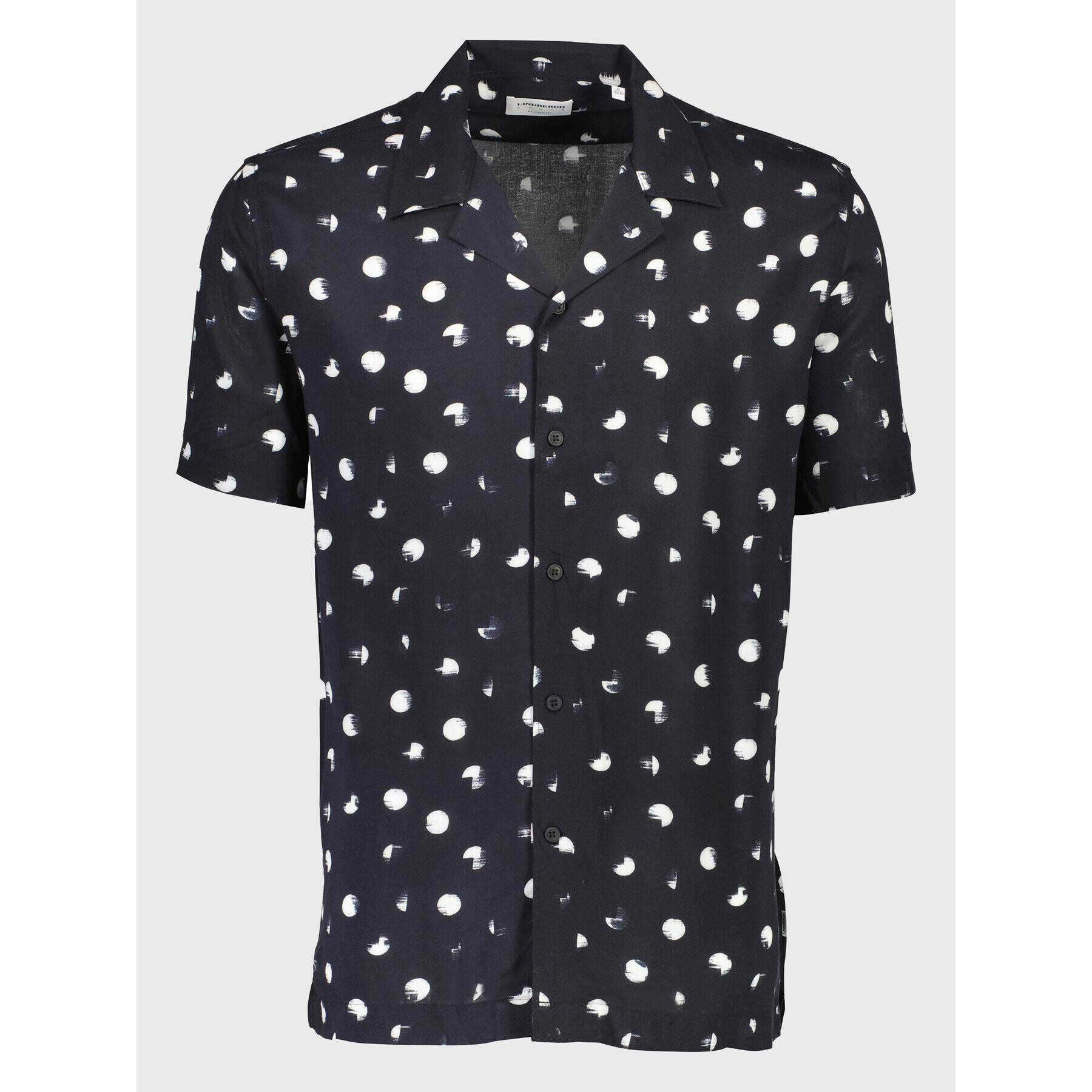 Lindbergh Риза 30-203425 Черен Relaxed Fit - Pepit.bg