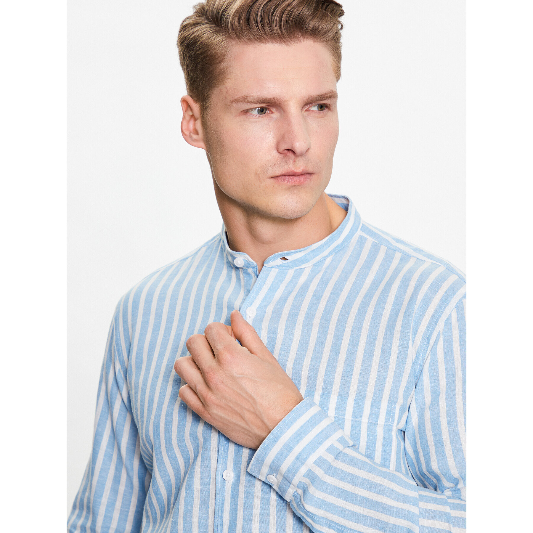 Lindbergh Риза 30-203492 Син Slim Fit - Pepit.bg