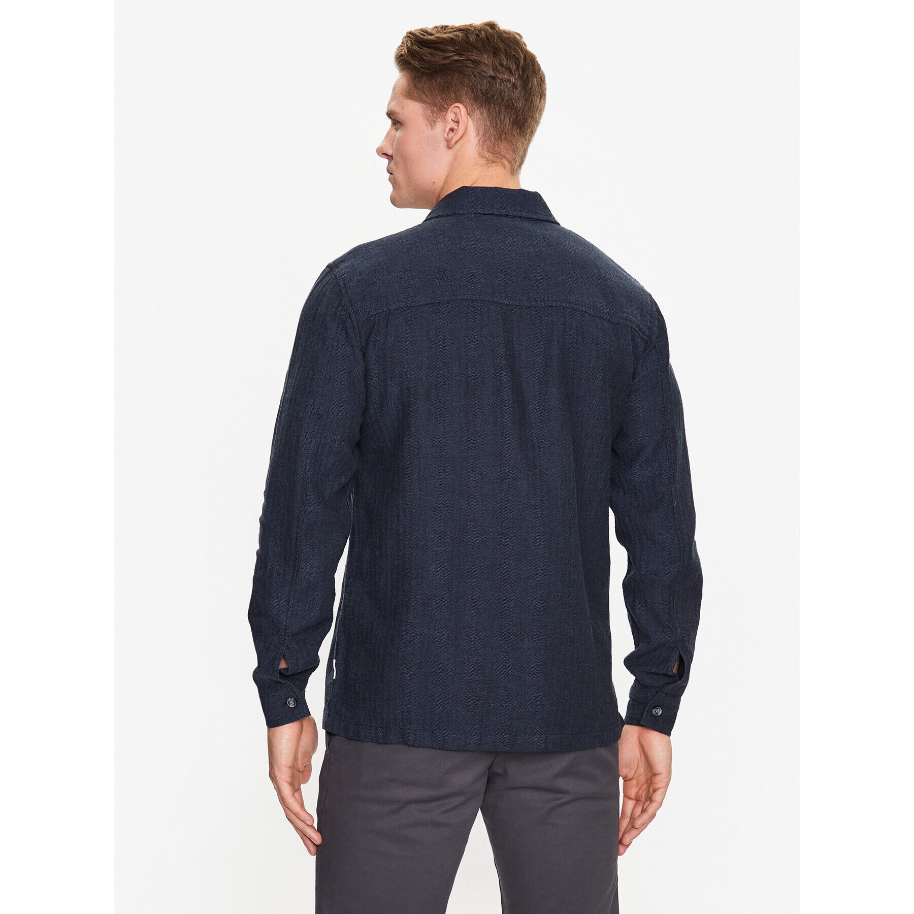 Lindbergh Риза 30-304020 Тъмносин Relaxed Fit - Pepit.bg
