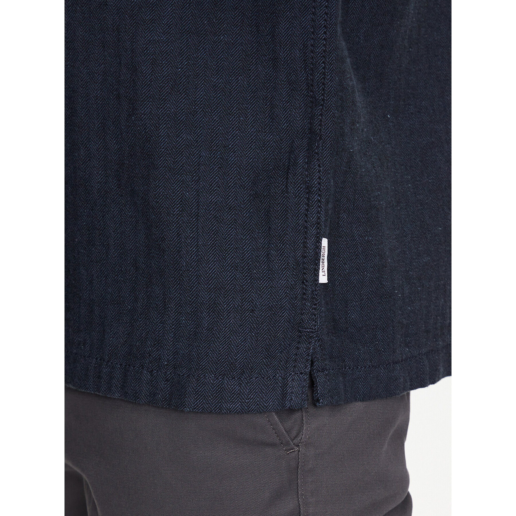 Lindbergh Риза 30-304020 Тъмносин Relaxed Fit - Pepit.bg