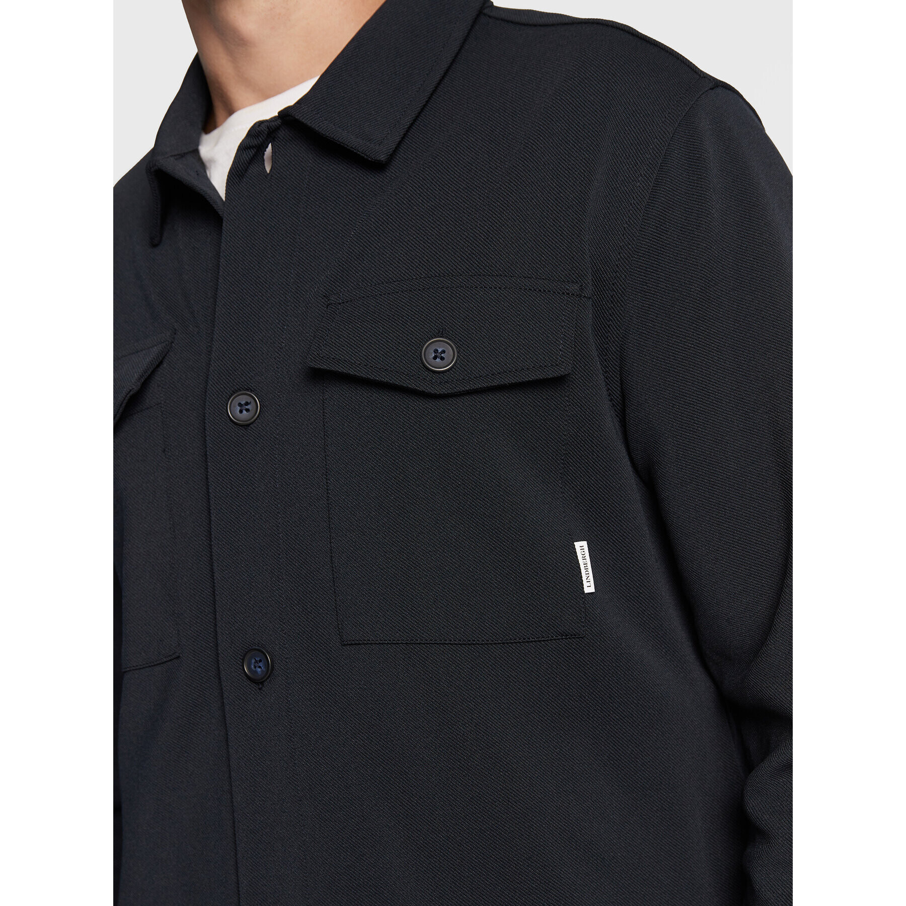 Lindbergh Риза 30-307011 Тъмносин Relaxed Fit - Pepit.bg