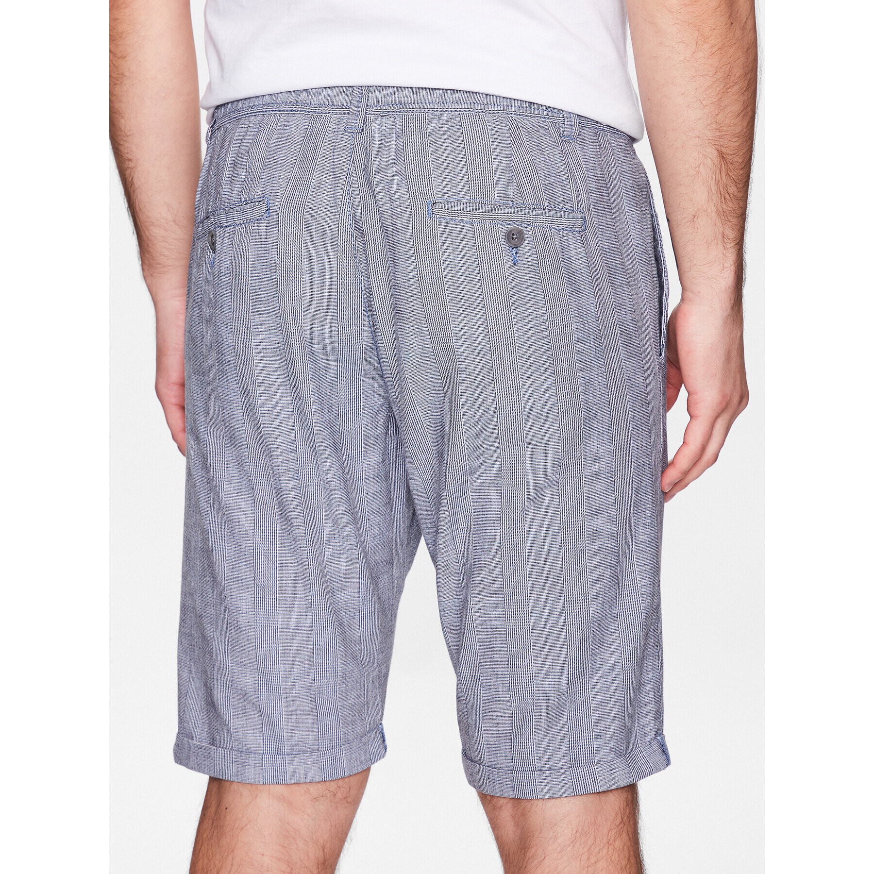 Lindbergh Шорти от плат 30-500021 Син Relaxed Fit - Pepit.bg