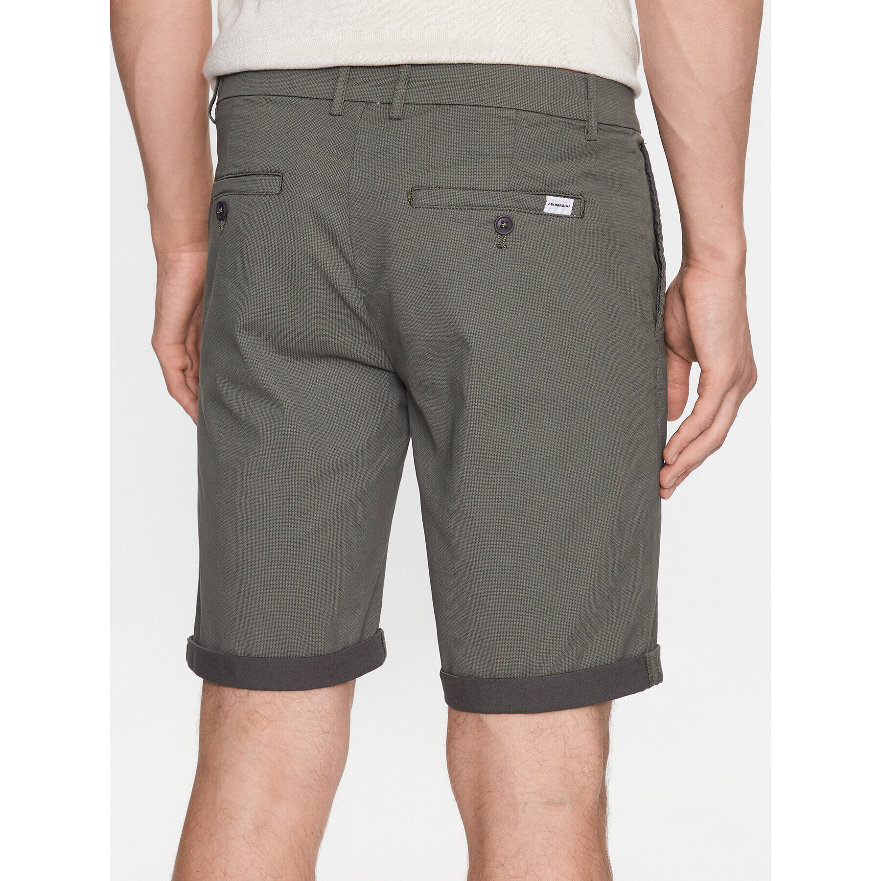 Lindbergh Шорти от плат 30-505048 Зелен Slim Fit - Pepit.bg