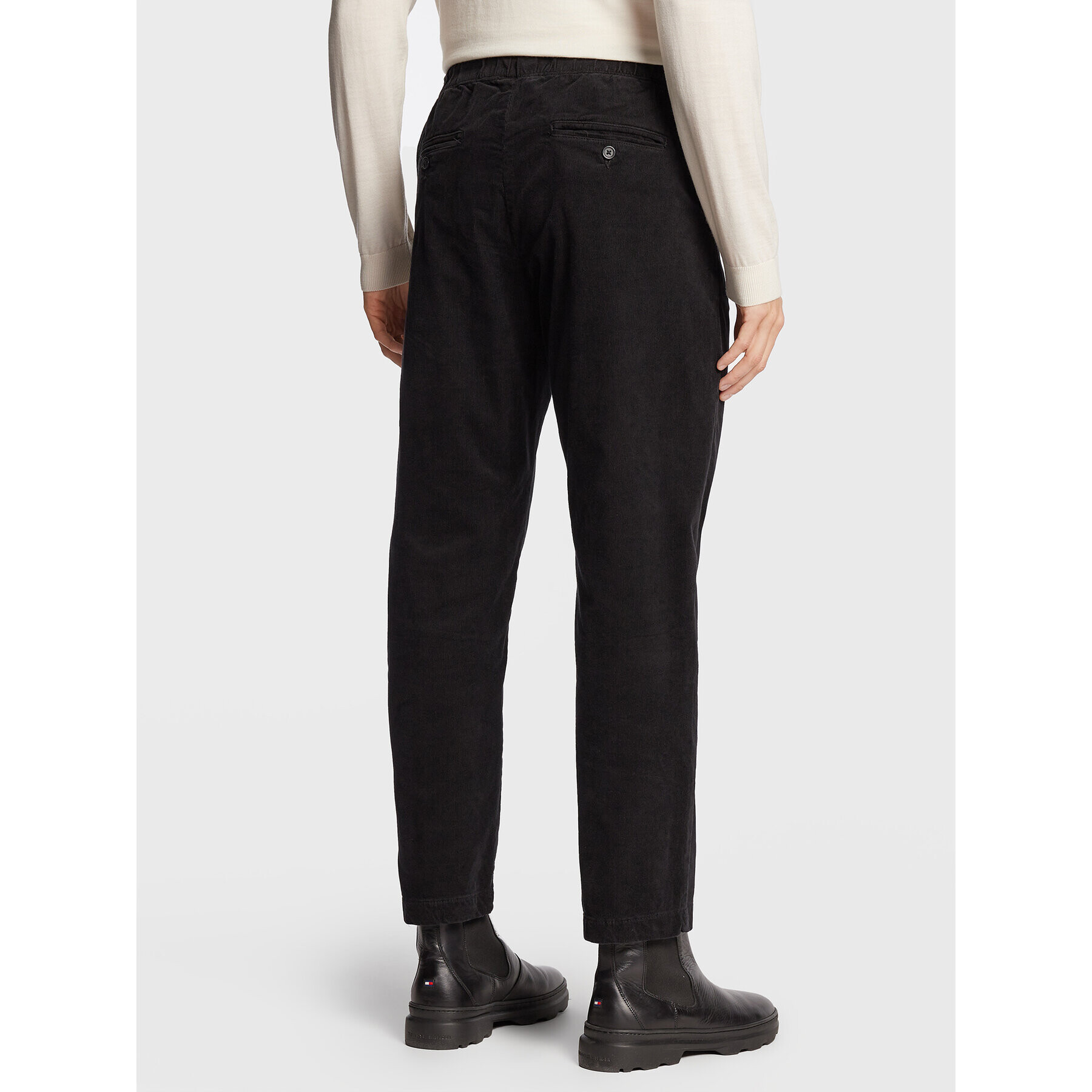 Lindbergh Текстилни панталони 30-003100 Черен Carrot Fit - Pepit.bg
