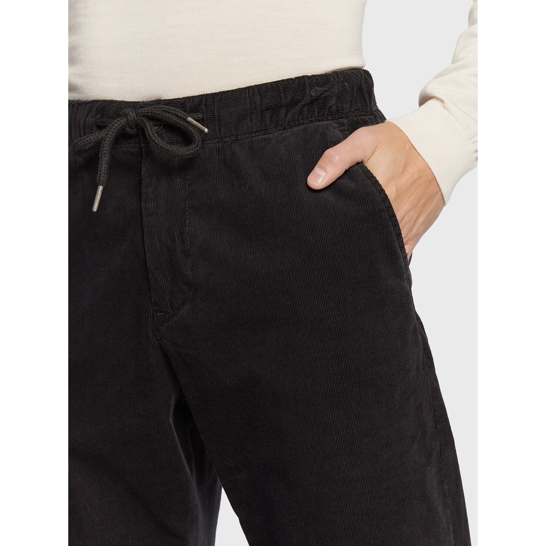 Lindbergh Текстилни панталони 30-003100 Черен Carrot Fit - Pepit.bg
