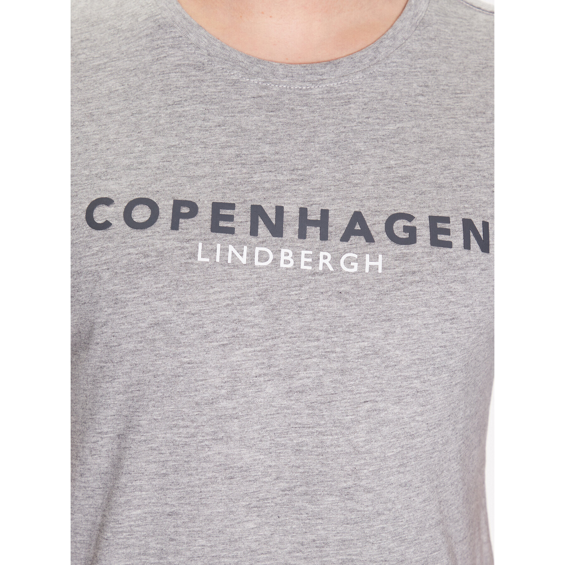 Lindbergh Тишърт 30-400200 Сив Regular Fit - Pepit.bg
