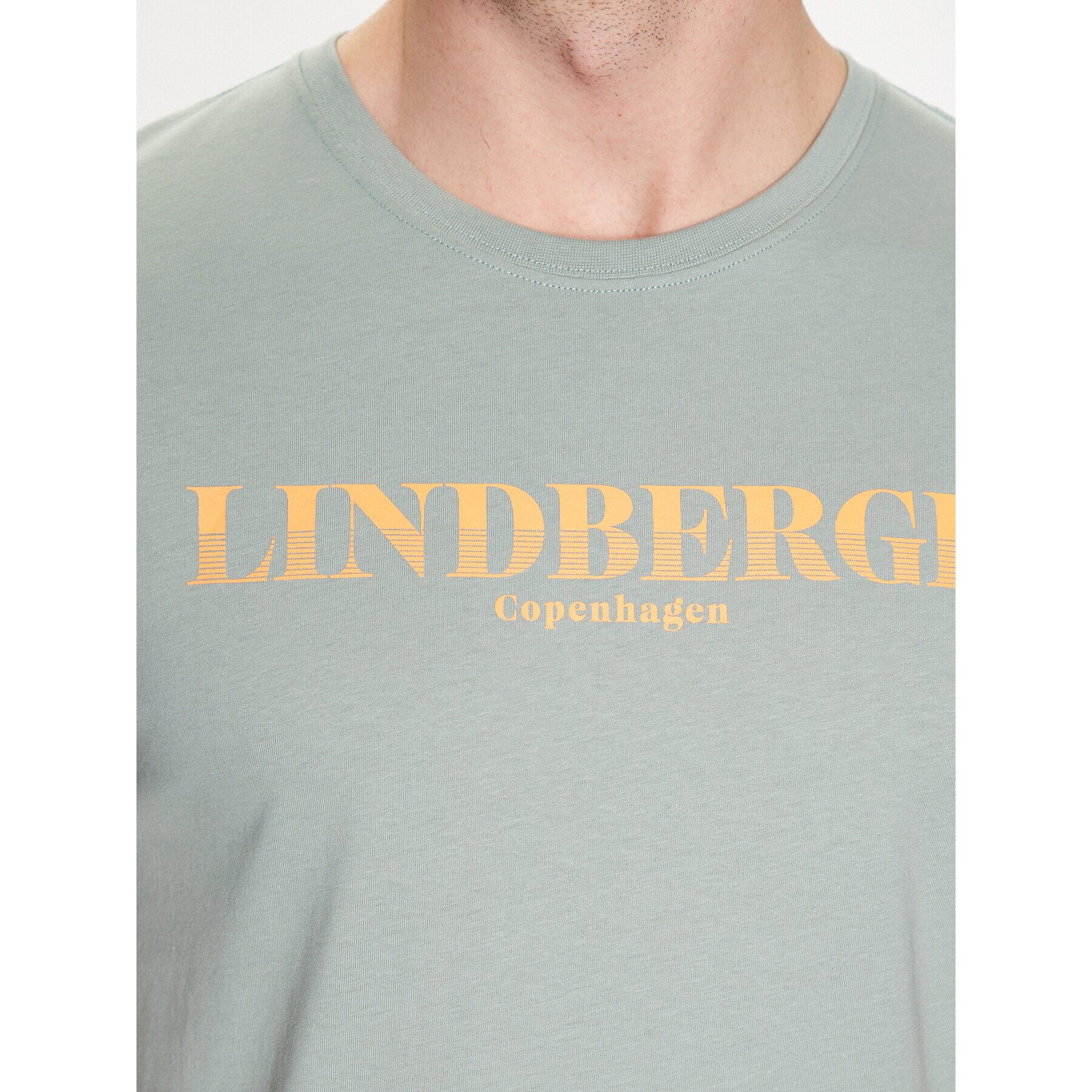 Lindbergh Тишърт 30-400222 Зелен Relaxed Fit - Pepit.bg
