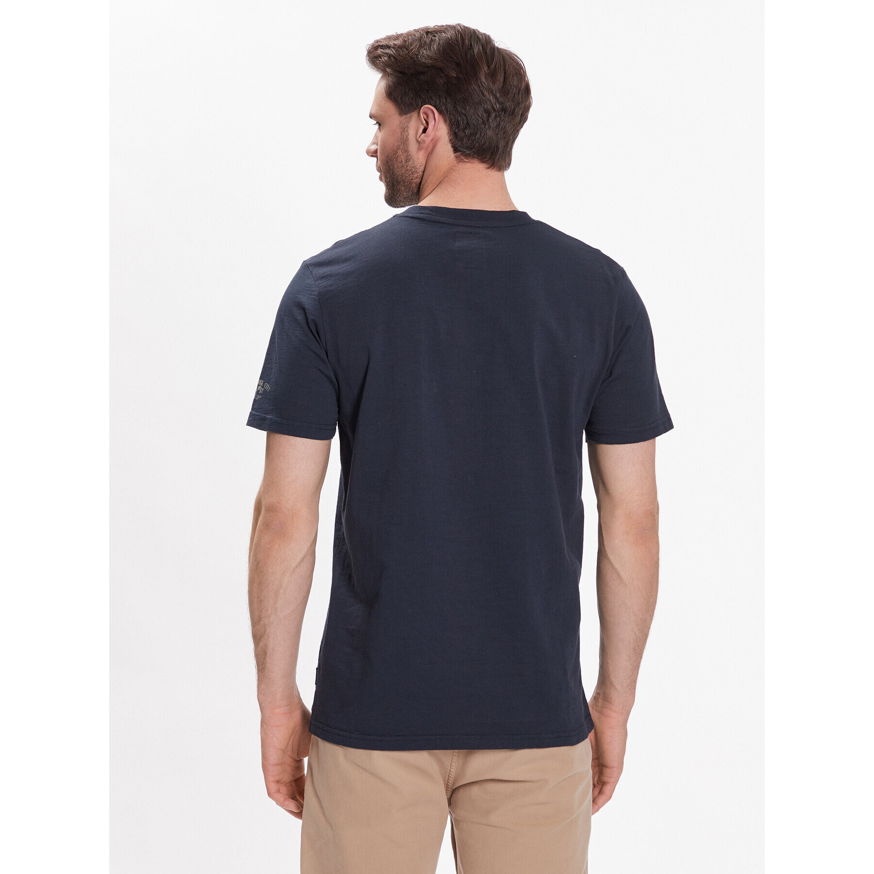 Lindbergh Тишърт 30-420142 Тъмносин Relaxed Fit - Pepit.bg