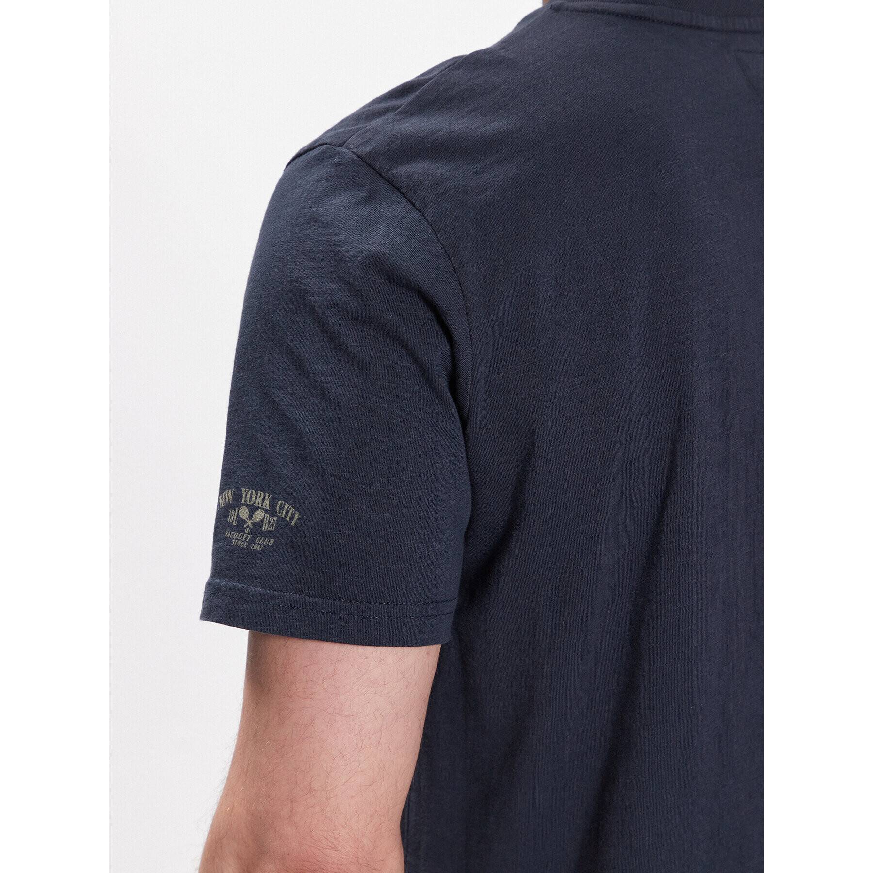 Lindbergh Тишърт 30-420142 Тъмносин Relaxed Fit - Pepit.bg