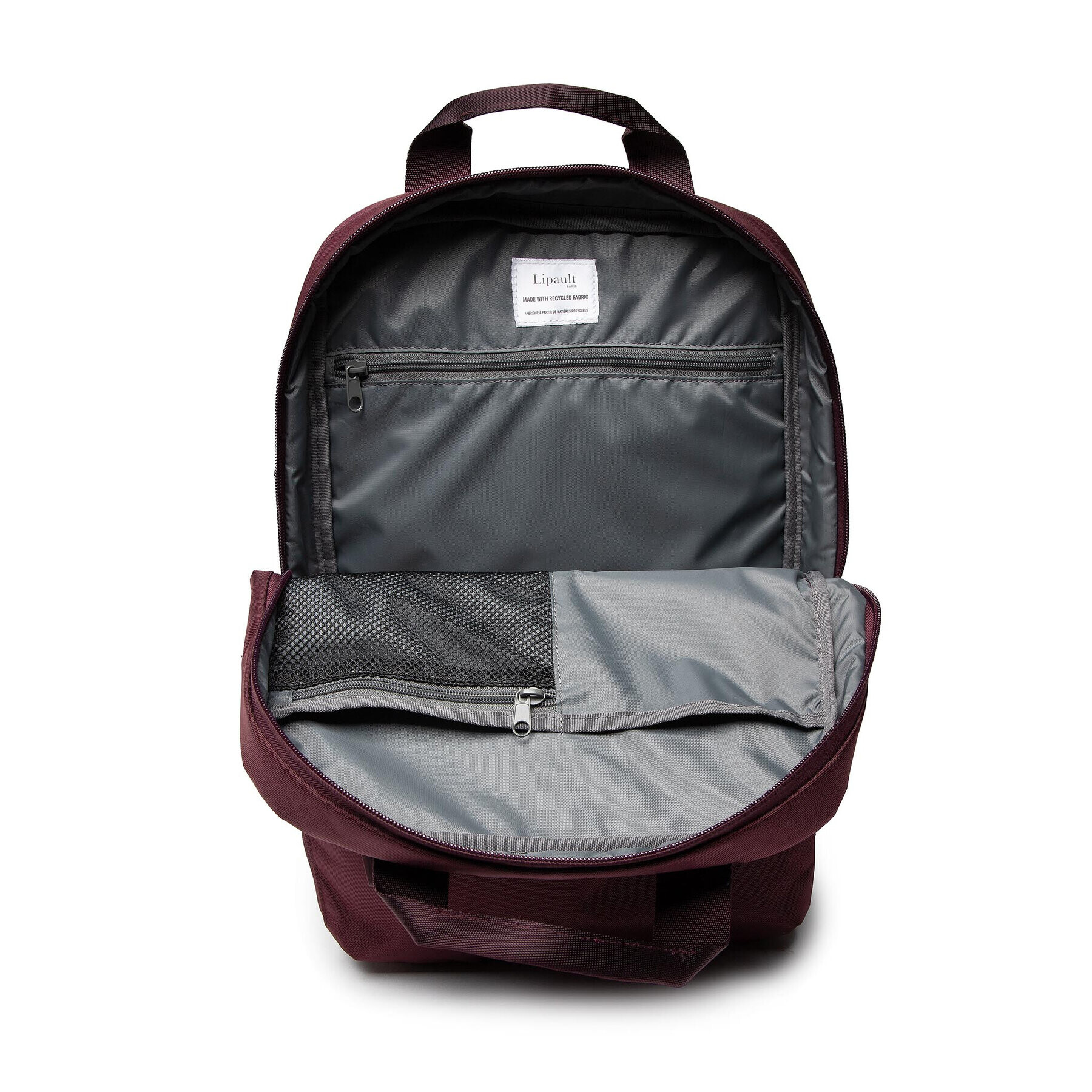 Lipault Раница Laptop Backpack M 143674-1124-1CNU Бордо - Pepit.bg