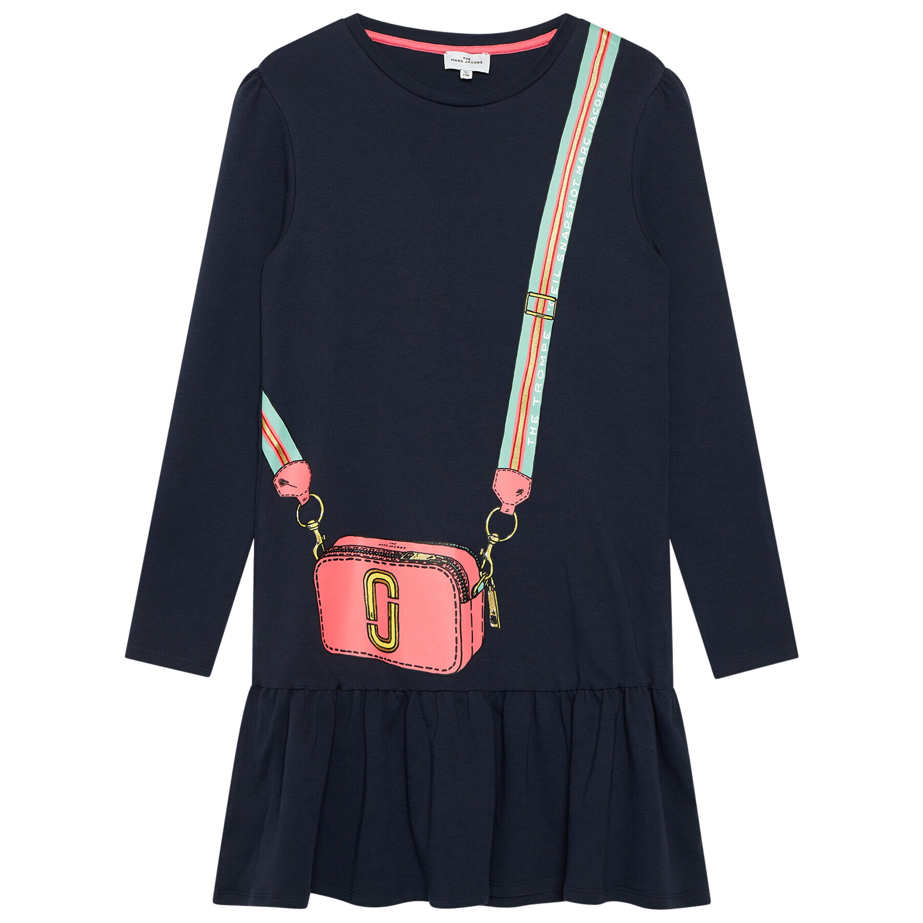 Little Marc Jacobs Ежедневна рокля W12379 D Тъмносин Regular Fit - Pepit.bg