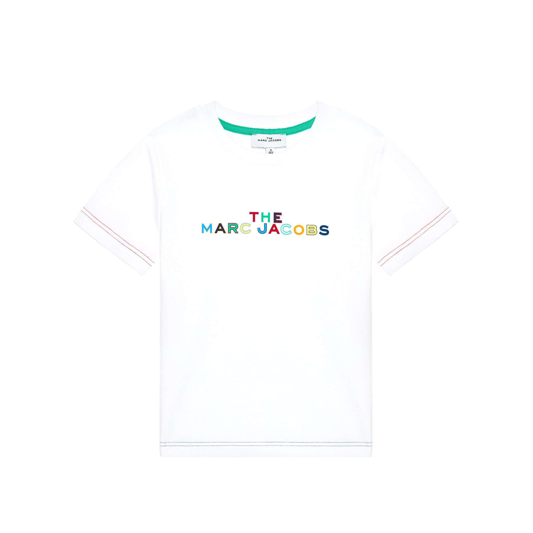 The Marc Jacobs Тишърт W25467 D Бял Regular Fit - Pepit.bg