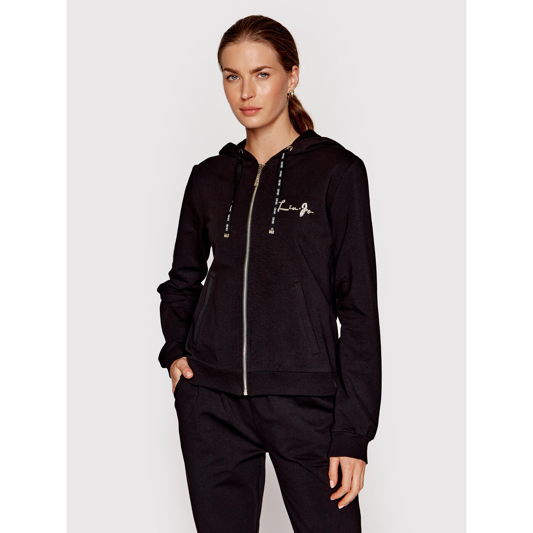 Liu Jo Анцуг TF2200 F0090 Черен Regular Fit - Pepit.bg