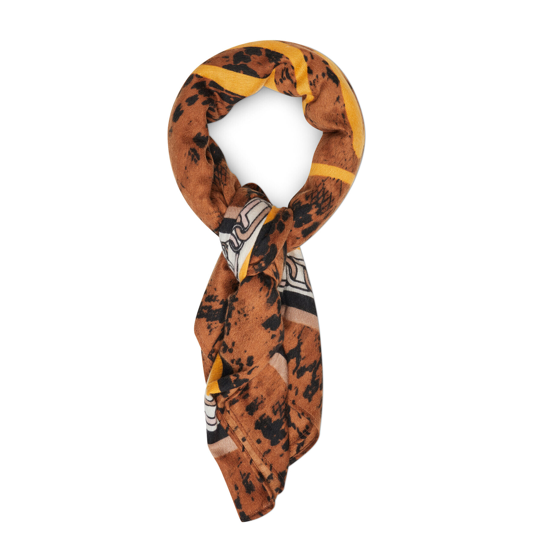 Liu Jo Бандана Foulard 120 x 120 Pito 3F1092 T0300 Кафяв - Pepit.bg