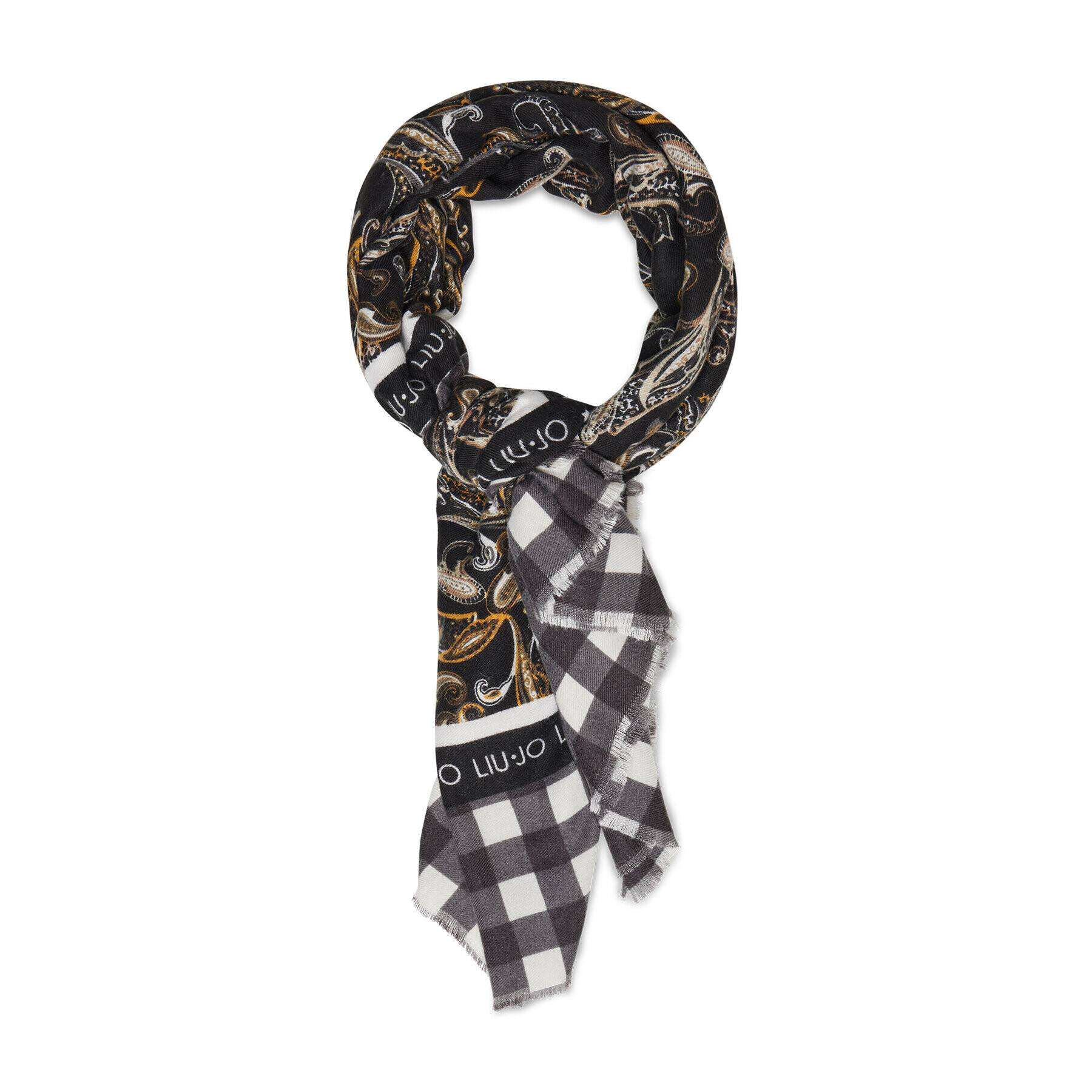 Liu Jo Бандана Foulard 120x120 Prin 3F1094 T0300 Черен - Pepit.bg