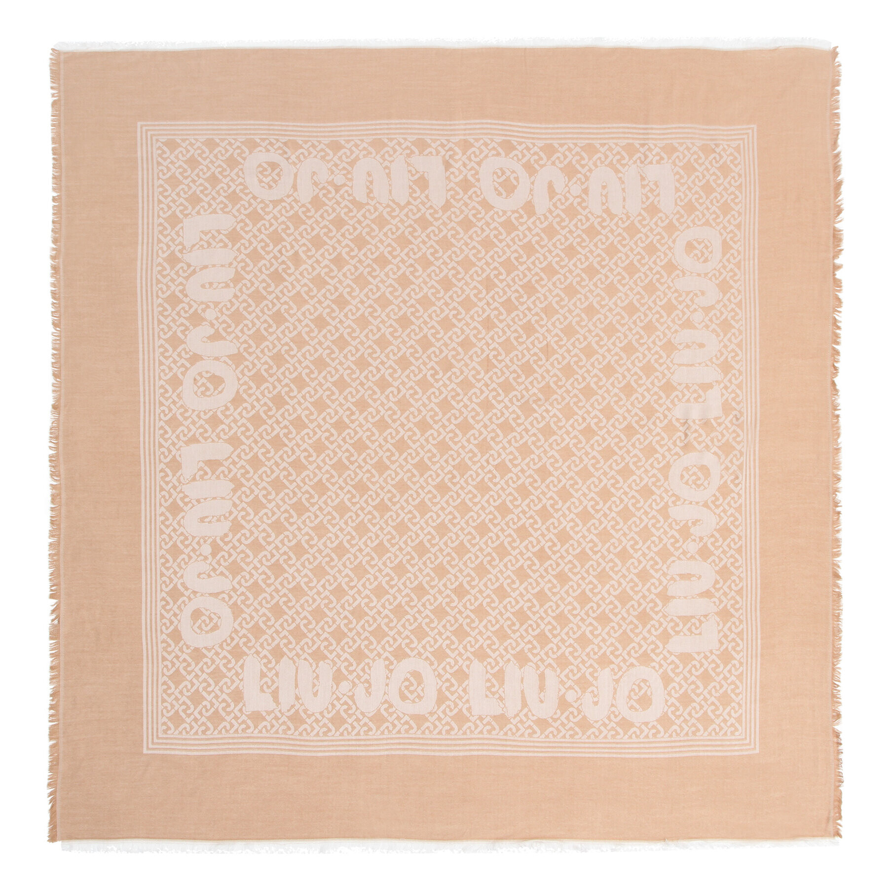 Liu Jo Бандана Square Jacquard Lo 2F3081 T0300 Бежов - Pepit.bg