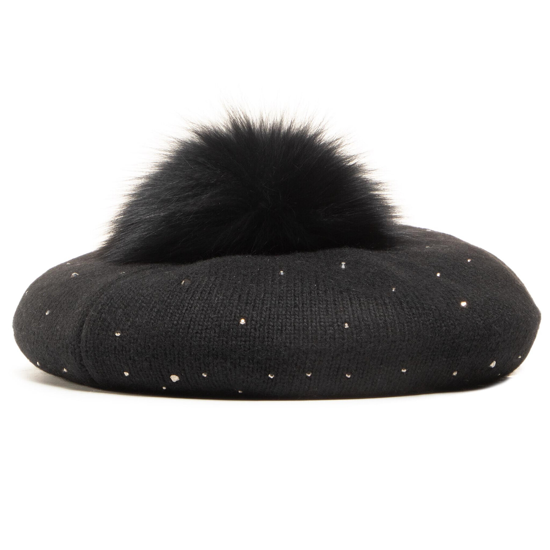 Liu Jo Барета Basco Con Pompon E 2F0038 M0300 Черен - Pepit.bg