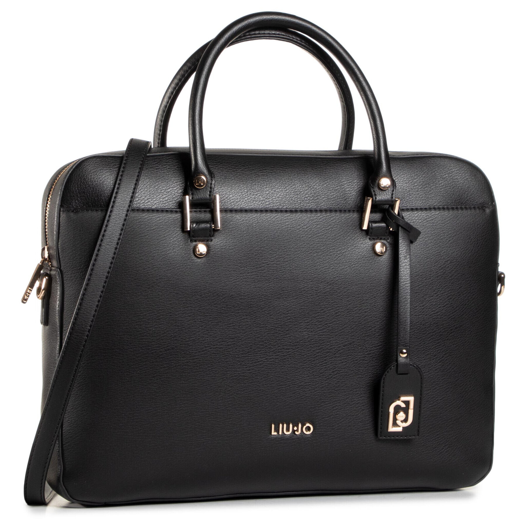 Liu Jo Бизнес чанта Briefcase AF0215 E0087 Черен - Pepit.bg