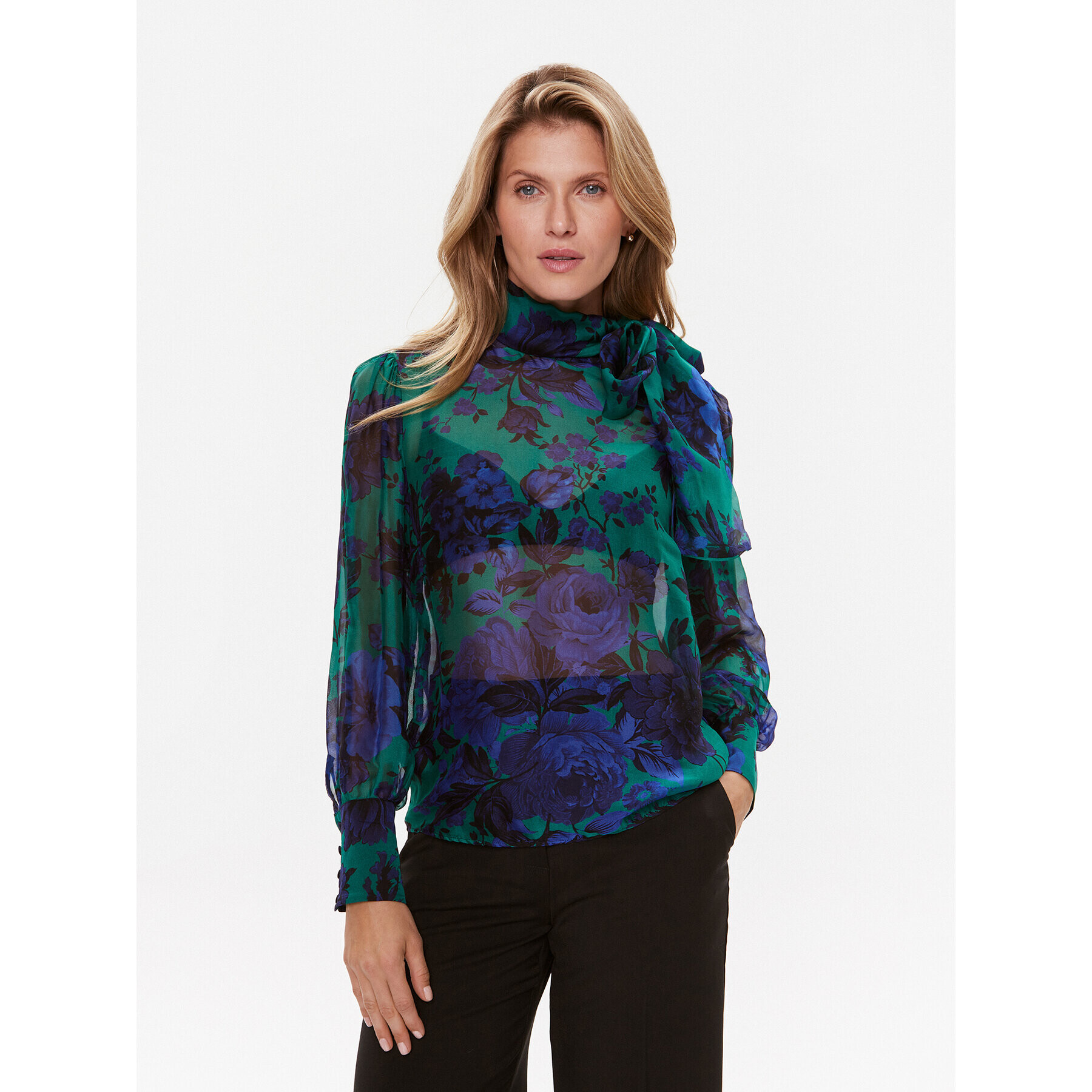 Liu Jo Блуза CF3331 T3079 Зелен Regular Fit - Pepit.bg