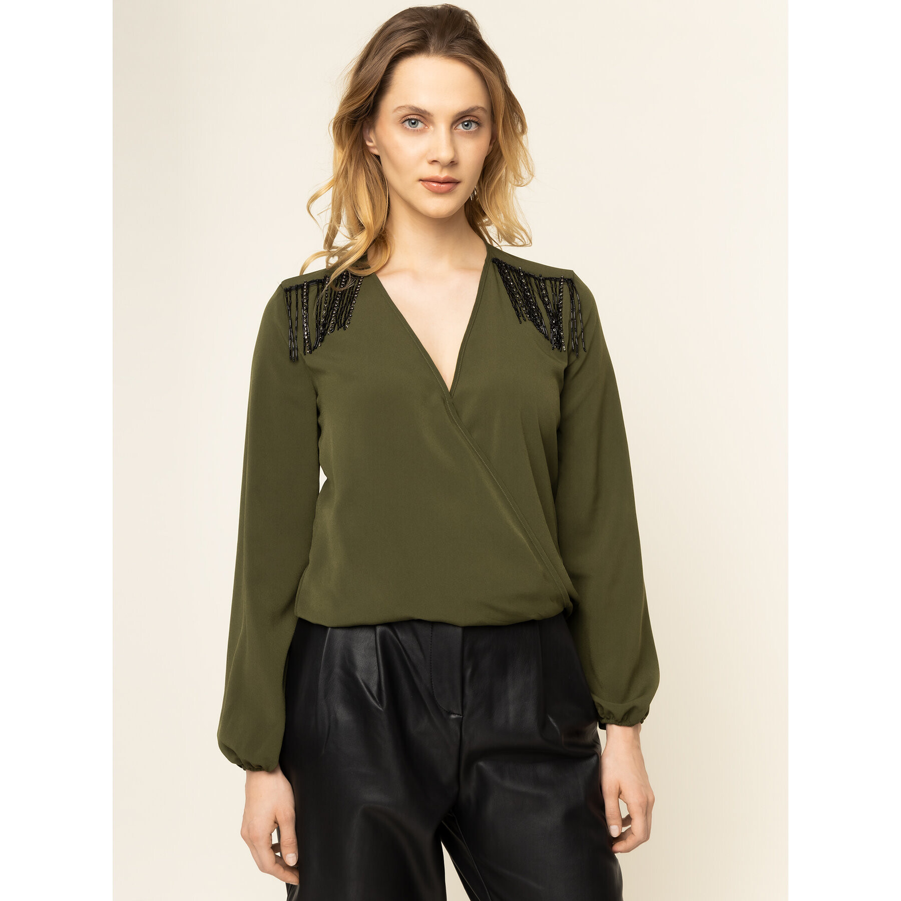 Liu Jo Блуза Passion WA0241 T9121 Зелен Regular Fit - Pepit.bg