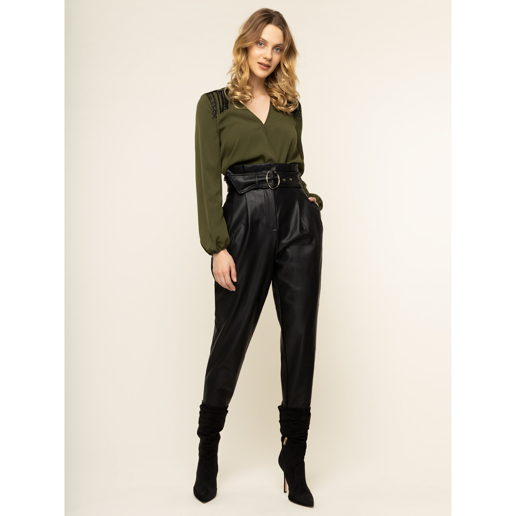Liu Jo Блуза Passion WA0241 T9121 Зелен Regular Fit - Pepit.bg