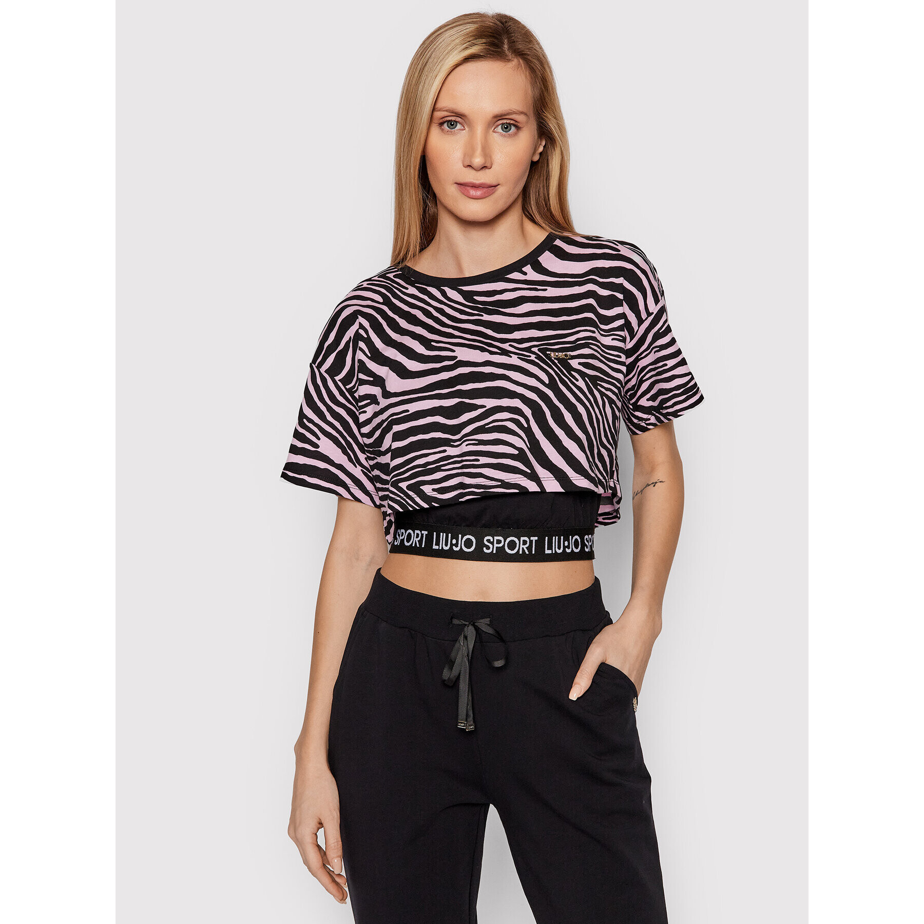 Liu Jo Блуза TA2085 JS923 Черен Cropped Fit - Pepit.bg