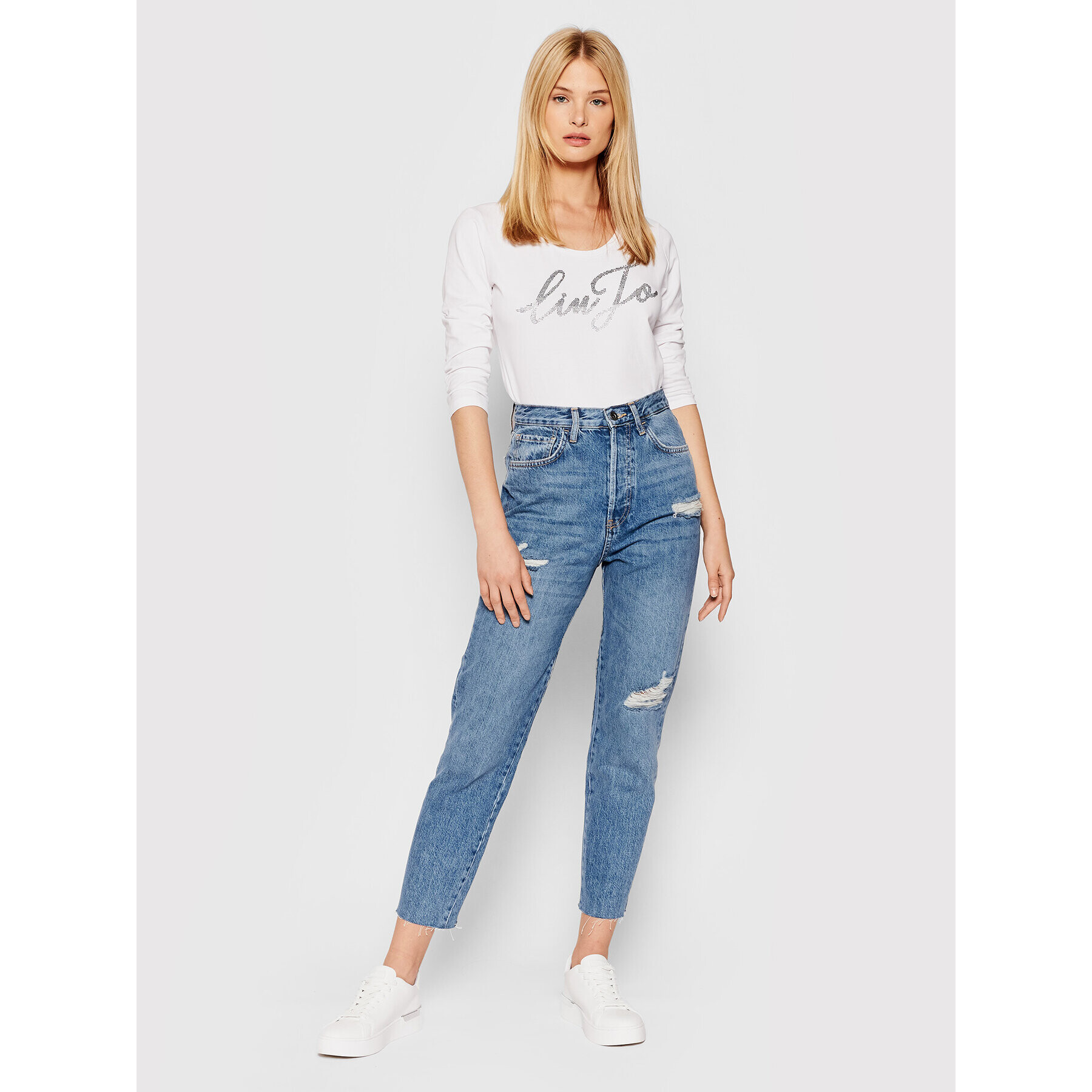 Liu Jo Блуза WF1401 J0088 Бял Regular Fit - Pepit.bg