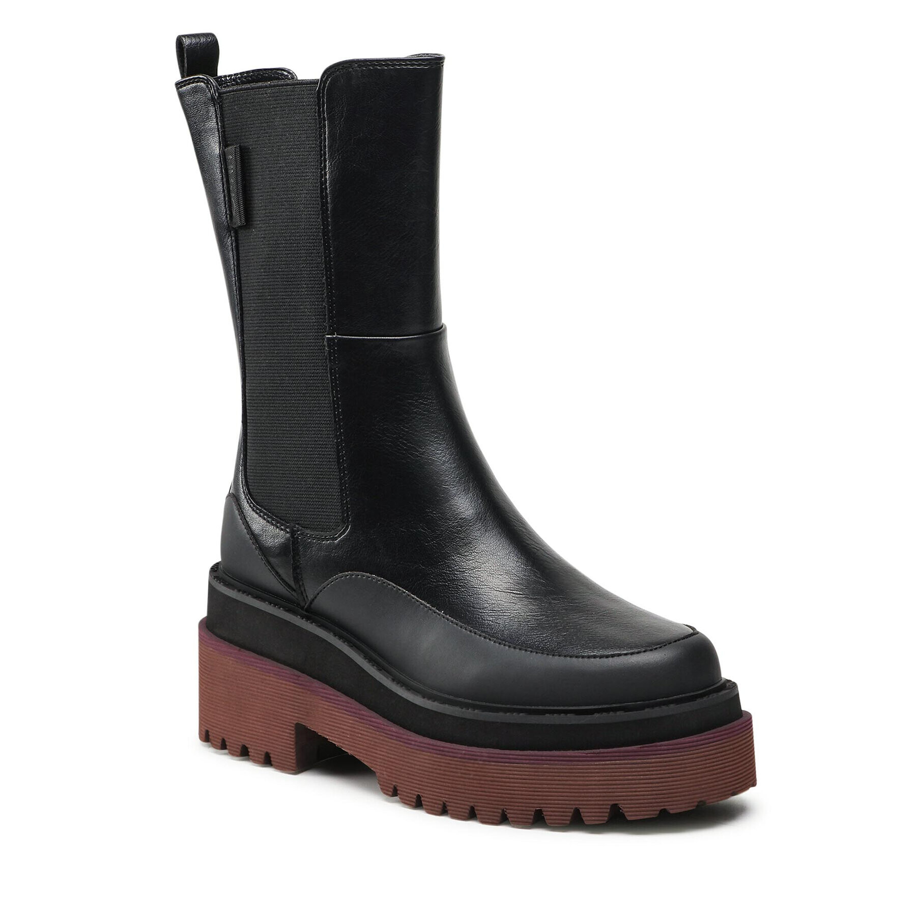 Liu Jo Боти Purple 10 Bootie SF1045 EX014 Черен - Pepit.bg