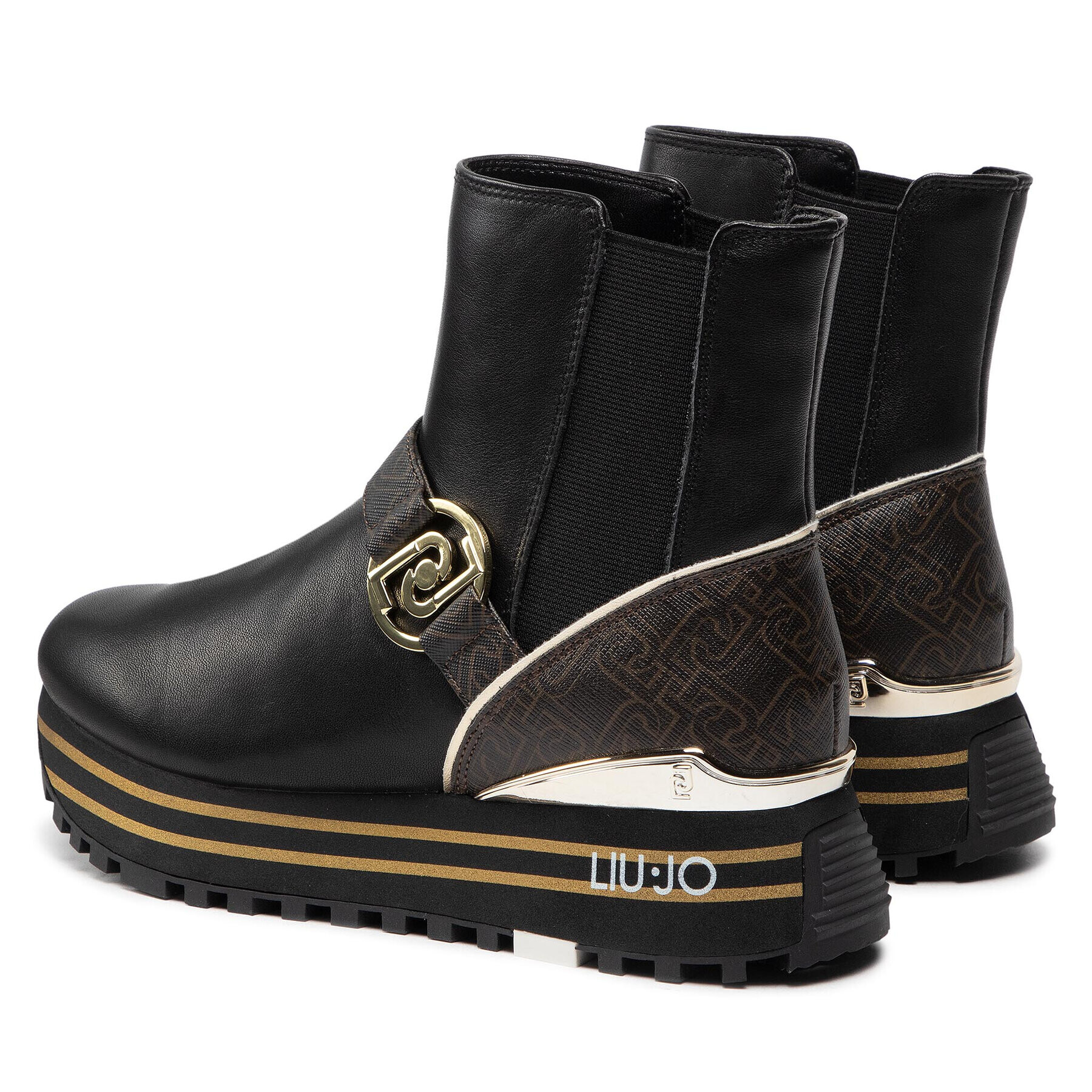 Liu Jo Боти тип челси Maxi Wonder 49 BF2111 PX141 Черен - Pepit.bg