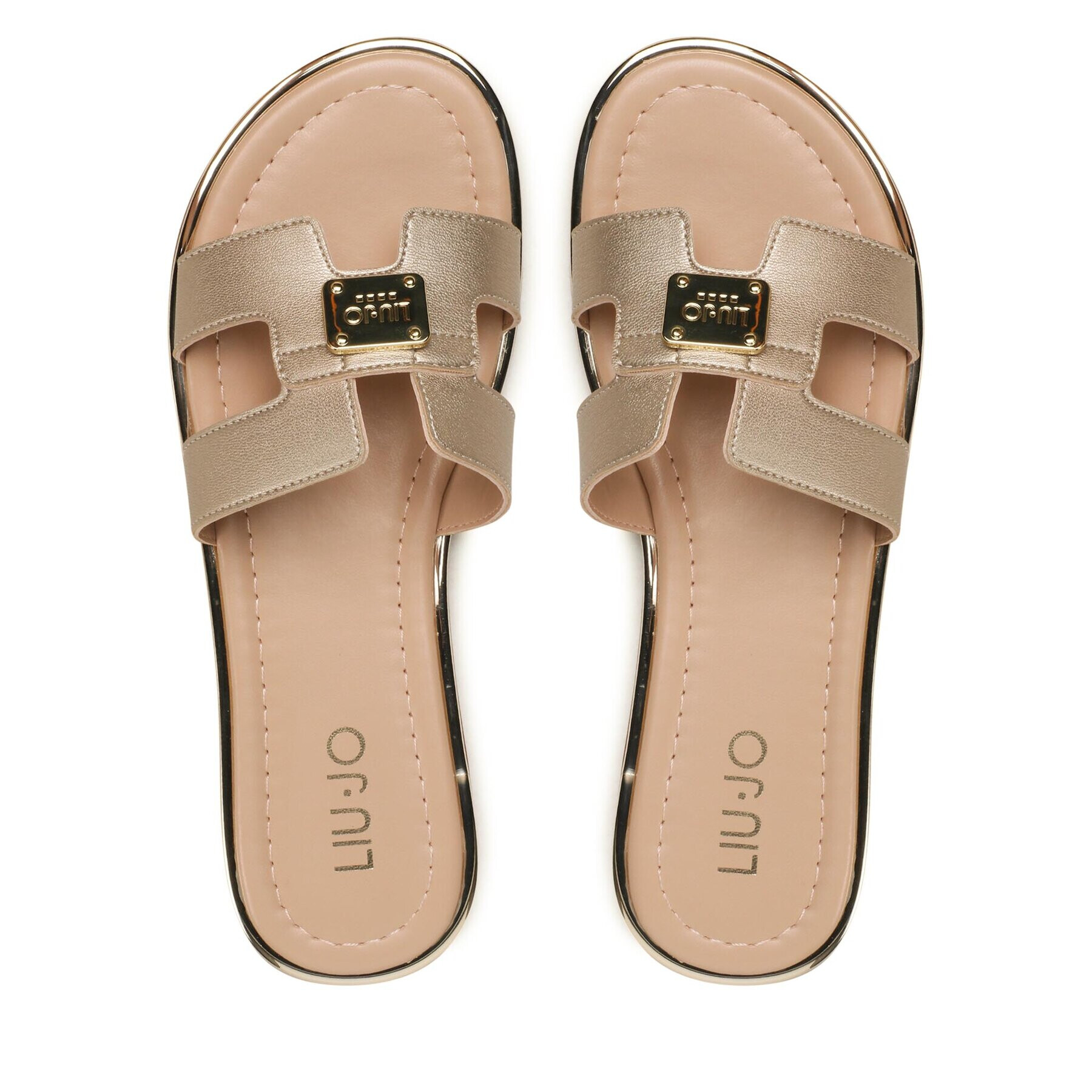 Liu Jo Чехли Sally 511 4A3711 EX029 Златист - Pepit.bg