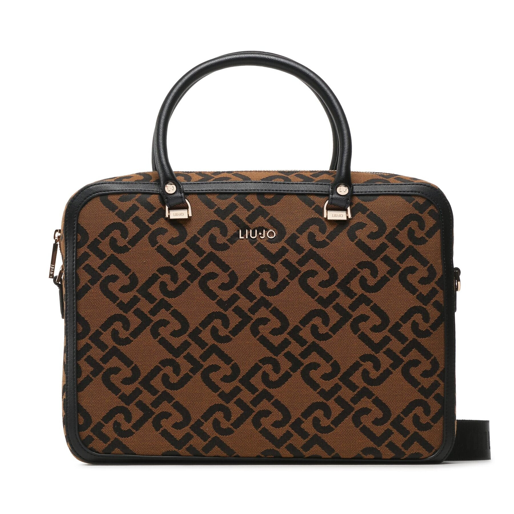 Liu Jo Дамска чанта Briefcase AA3252 T6438 Кафяв - Pepit.bg