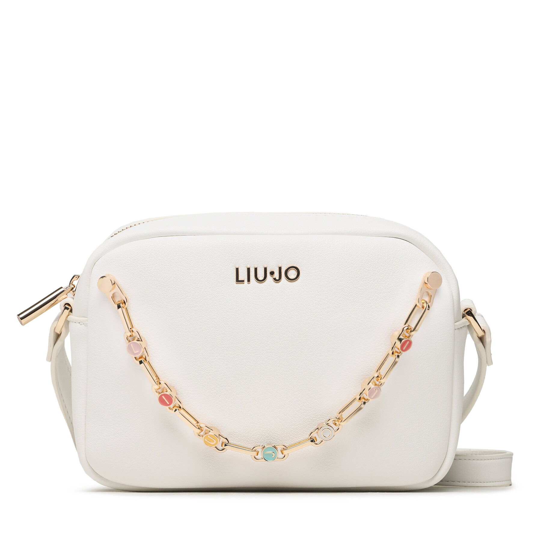 Liu Jo Дамска чанта Ecs M Camera Bag AA3045 E0503 Бял - Pepit.bg