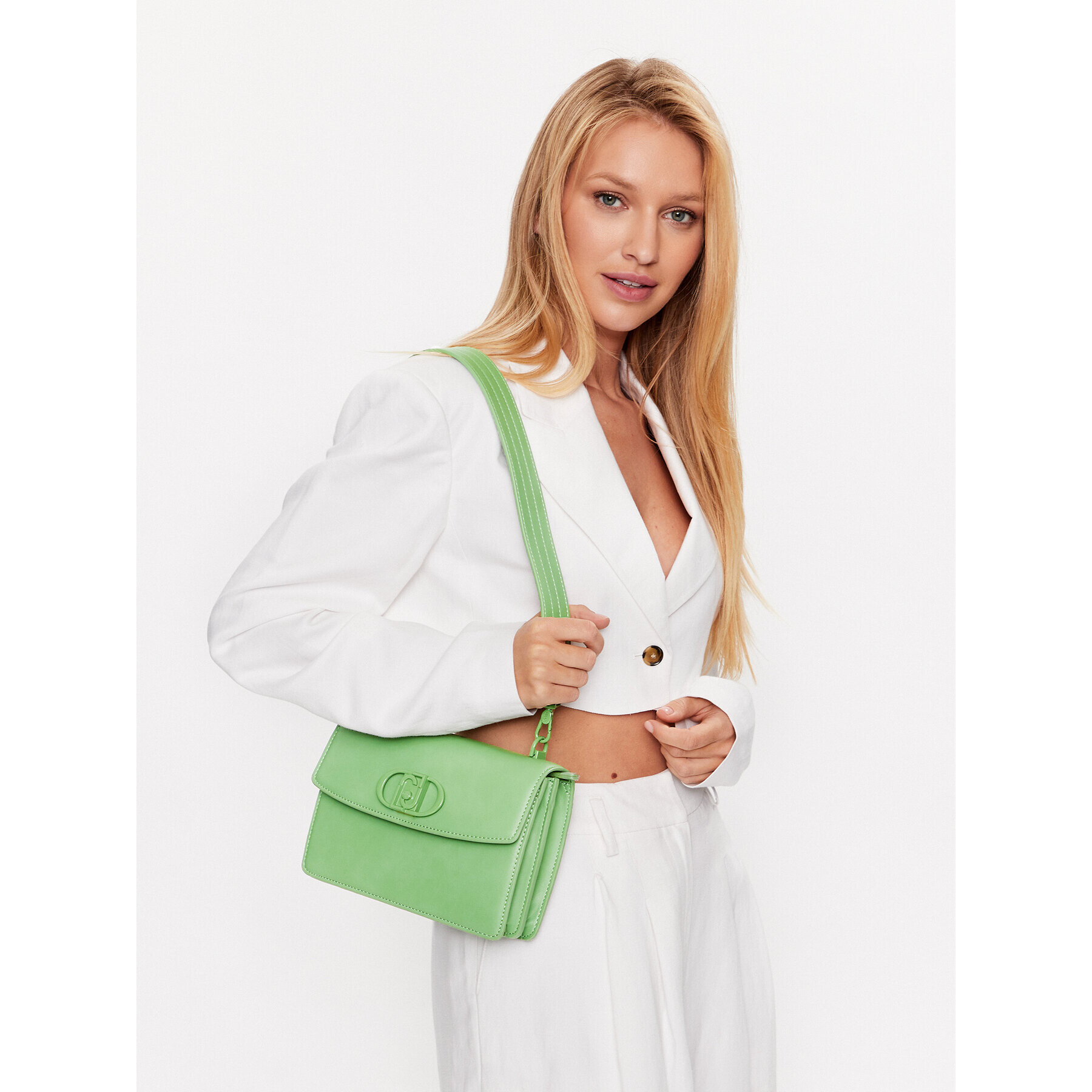 Liu Jo Дамска чанта Ecs M Crossbody AA3249 E0061 Зелен - Pepit.bg