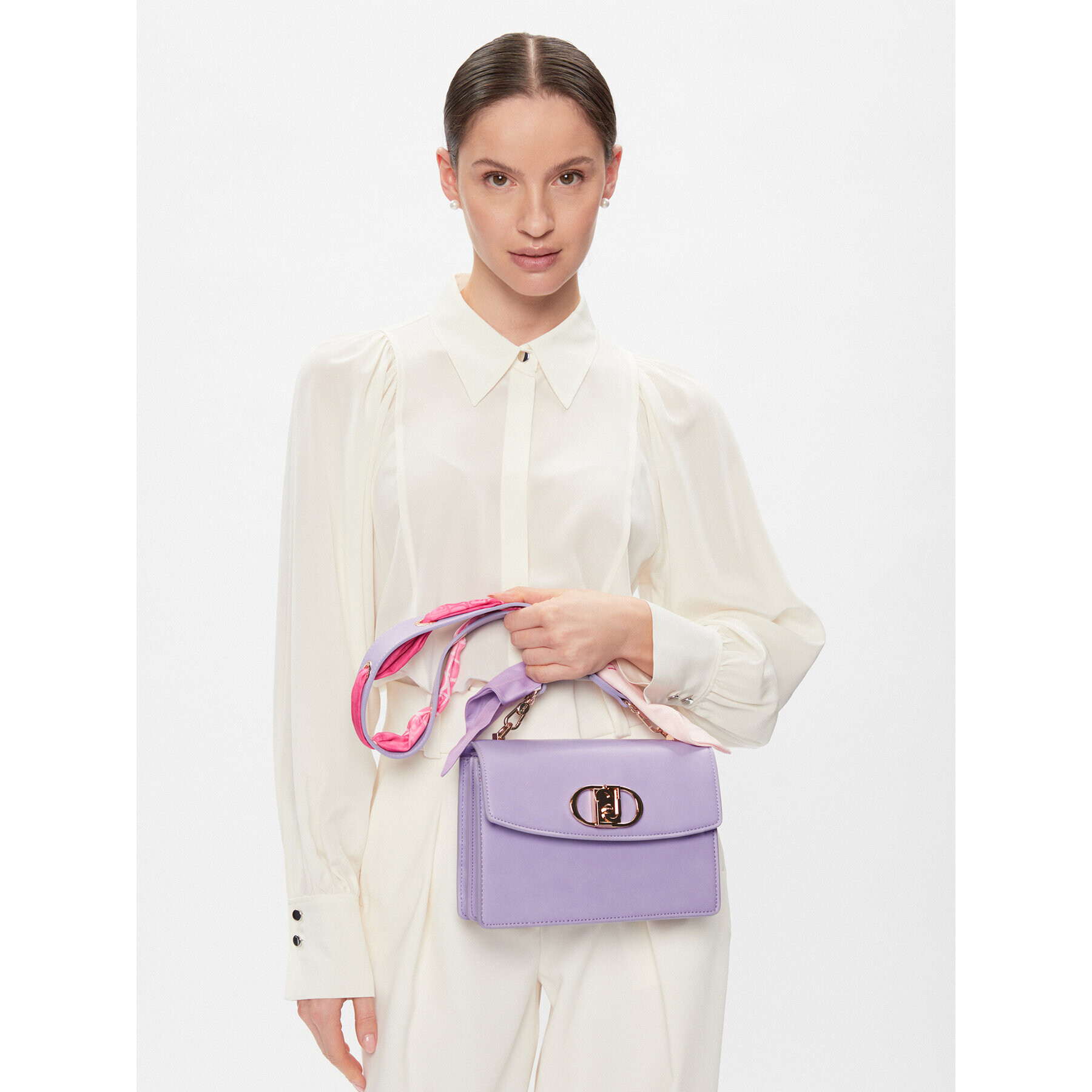 Liu Jo Дамска чанта Ecs M Crossbody AA4103 E0003 Виолетов - Pepit.bg