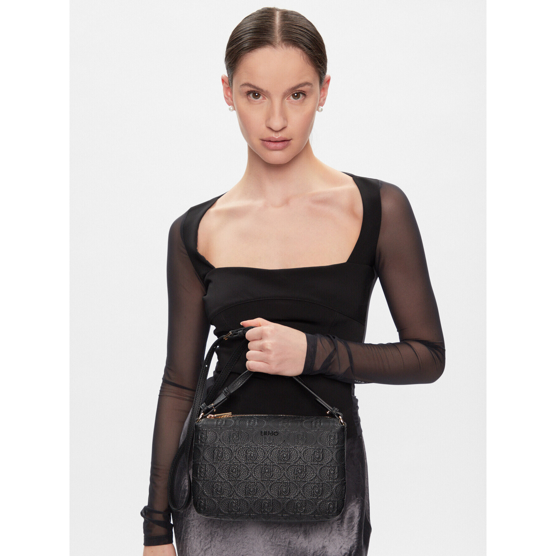 Liu Jo Дамска чанта Ecs S Crossbody AA4172 E0003 Черен - Pepit.bg