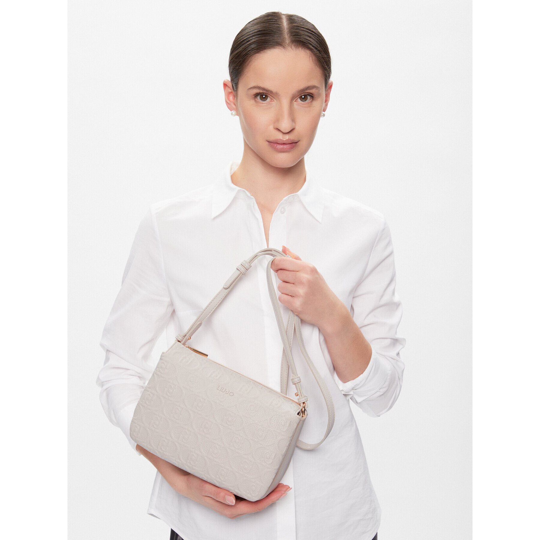 Liu Jo Дамска чанта Ecs S Crossbody AA4172 E0003 Екрю - Pepit.bg