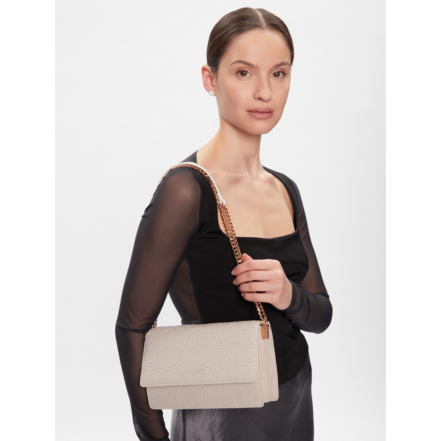 Liu Jo Дамска чанта Ecs S Crossbody AA4235 E0003 Бежов - Pepit.bg