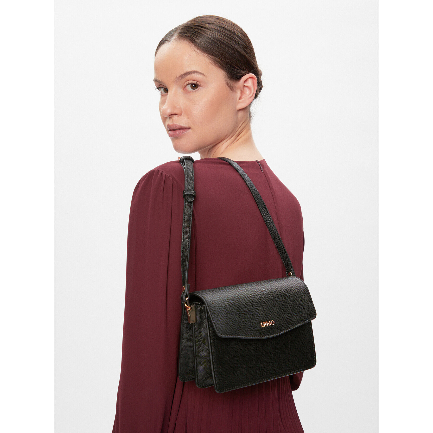 Liu Jo Дамска чанта Ecs S Crossbody AA4294 E0087 Черен - Pepit.bg