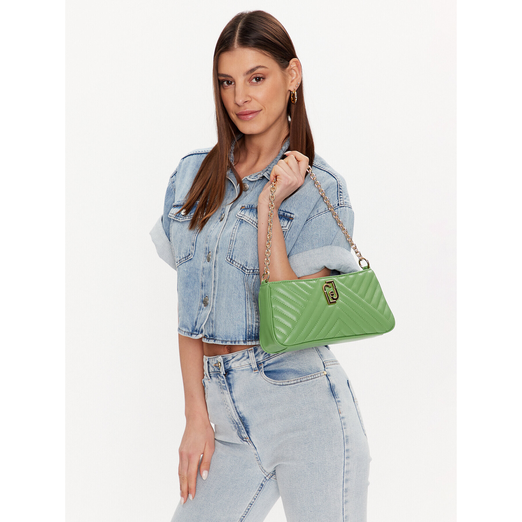 Liu Jo Дамска чанта Ecs Xs Crossbody AA3233 E0426 Зелен - Pepit.bg