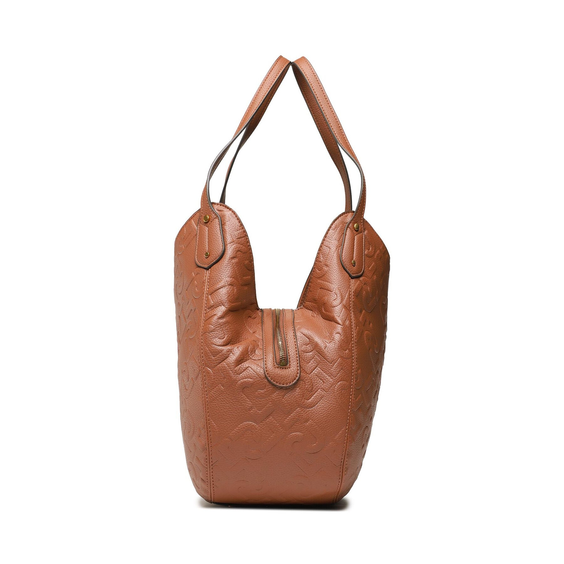 Liu Jo Дамска чанта L Satchel AA3157 E0086 Кафяв - Pepit.bg