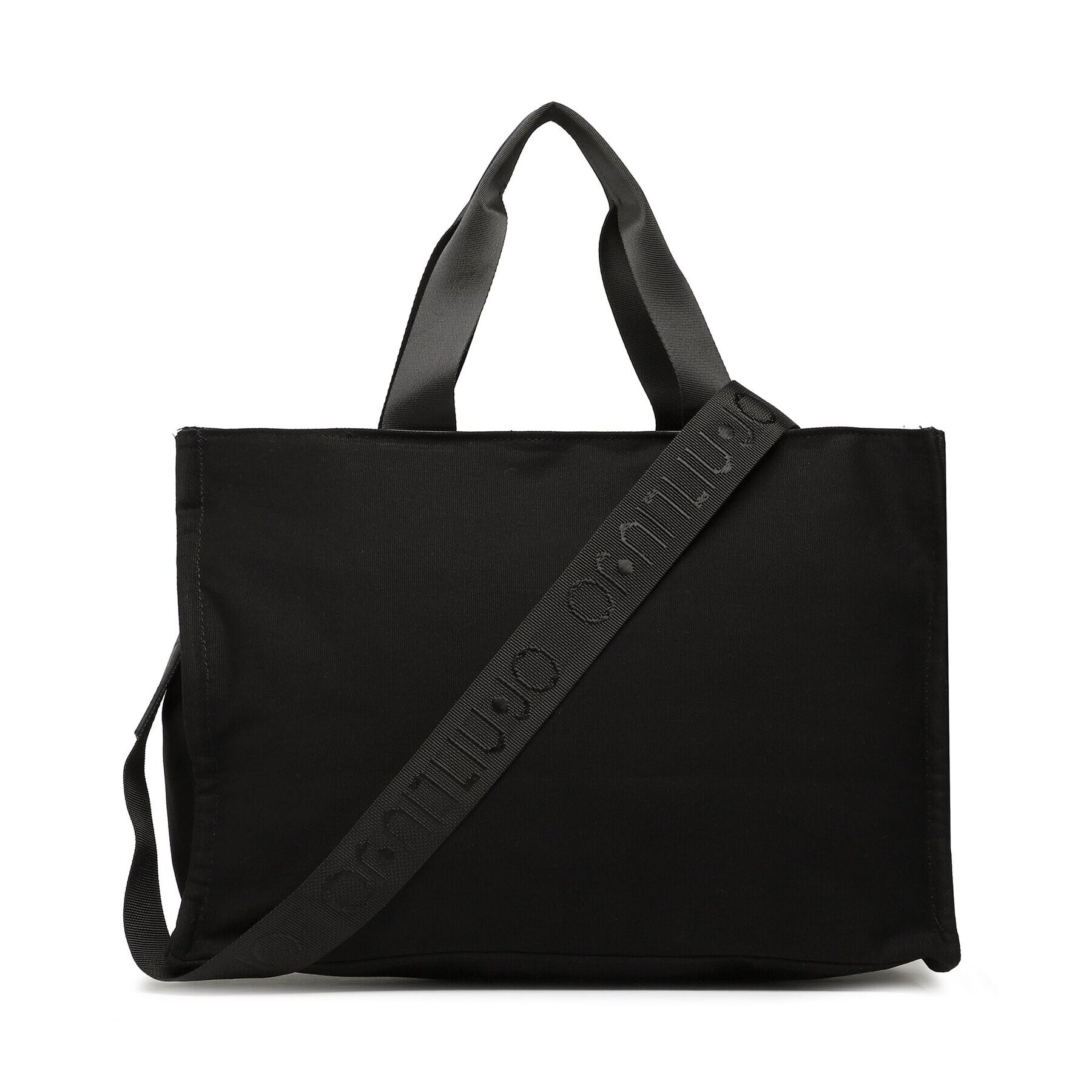 Liu Jo Дамска чанта L Tote Canvas Logo S 2A3113 T0300 Черен - Pepit.bg