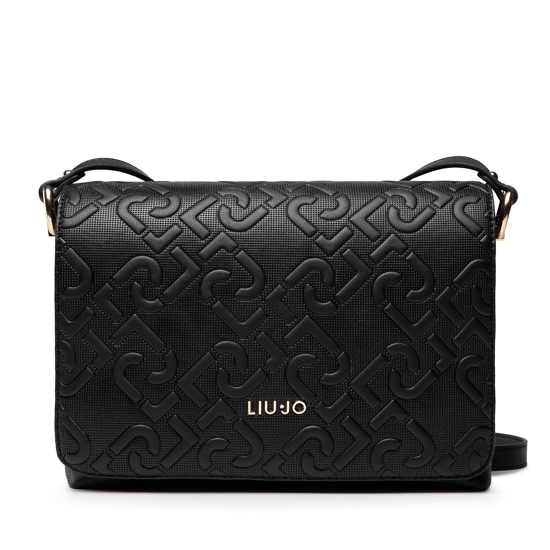 Liu Jo Дамска чанта M Messenger AA2080 E0040 Черен - Pepit.bg